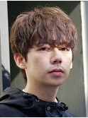 銀座シャドウパーマニュアンスパーマツーブロックメンズパーマ &nbsp;