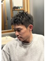 銀座 シノ 本店(shino)&nbsp;【理容室】スパイキーショート　メンズ　ラフショート
