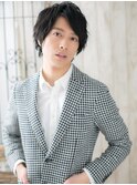 ≪mod's men≫オシャレ黒髪ウェーブe