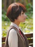 クラシカル・大人ショートボブ・マッシュショート・毛先カール