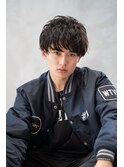 コンマヘアビジネスかき上げトランクスヘアショートレイヤー