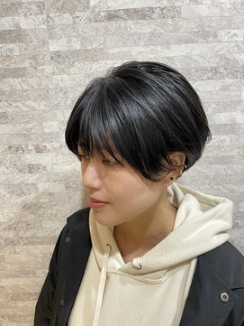 ヘア デザイン クランプ フロント(Hair Design CLAMP front) かりあげハンサムショート