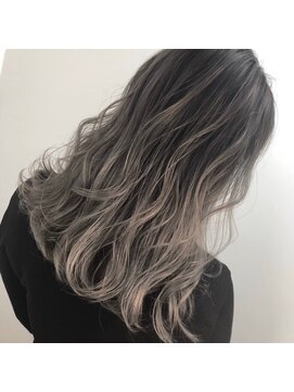 ルービック バランス 天王寺(Rubik's×Balance) バレイヤージュルーツグラデーション