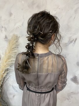 モニュメント(Monument) 紐アレンジの編みおろし