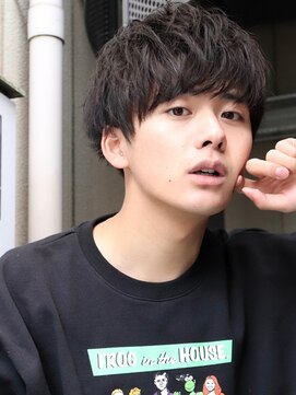 ネイビー(NAVY) カットのみ！ハイナチュラルなプレーンマッシュ