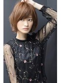 ボブウルフ×大人可愛いショート/大人フェミニン20代30代40O