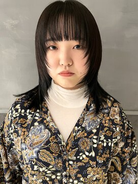 ボコカ(bococa) 重めバング×ウルフ