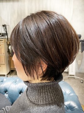ヘアサロン アティリー(Hair Salon Attirer) 西梅田/ボブ/グレーベージュ/白髪ぼかし【Attirer飯田裕之】