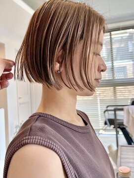 ワール(whirl.) 大人かわいい切りっぱなしボブ☆20代30代40代ママ子育て髪質改善