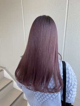 ガリカ シーム(Gallica/SEAM) 【桑原雪音】韓国風透明感艶髪ピンクベージュ/暖色カラー<原宿>