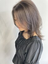 ニコフクオカヘアーメイク(NIKO Fukuoka Hair Make) 福岡天神/シークレットハイライト/細めハイライト/くすみカラー