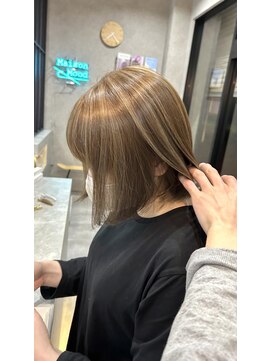 ムード カナザワ(mood kanazawa) ライトベージュハイライト