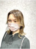 T ring藤田♪バレイヤージュベージュカラー