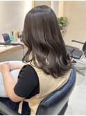 ハイライトカラーイルミナカラー脱白髪染めグレージュアッシュ