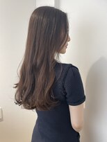 イニット 奈良新大宮(init.)&nbsp;20代30代髪質改善カラーラベンダーベージュ毛先パーマ透け感