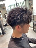 NEXT NEO【櫻田】アップバングかきあげツイストスパイラルパーマ