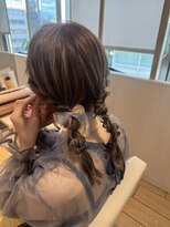 アフロート ディル(AFLOAT D'L)&nbsp;お呼ばれヘア◎結婚式ヘア◎あみおろしヘア