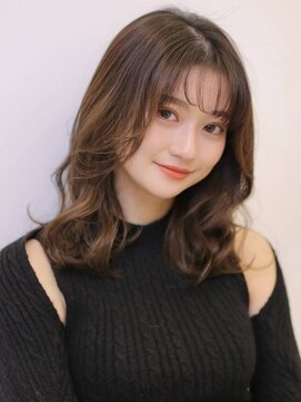 アグ ヘアー ルーン 西岡店(Agu hair lune) 《Agu hair》柔らかくびれウェーブセミ