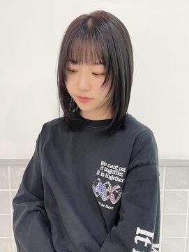 マアム ジー 明大前店(ma'am Zee) 地毛風ブルージュスタイル