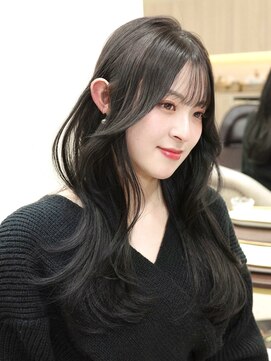 シーテ(Ciete) マロンベージュレイヤーくすみグレージュ韓国巻き前髪20代30代