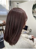 ブリーチなしダブルカラー Aujua髪質改善トリートメント