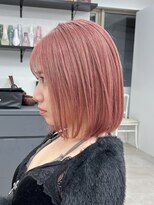 メロウ 神戸三宮(mellow)&nbsp;ボブ × コーラルピンク