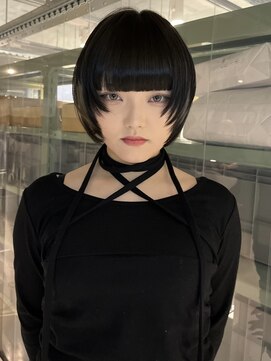 ロジ(loji) ショートウルフ×モノトーンカラー