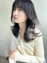 ザックラフィネ(ZACC raffine)&nbsp;暗髪カラー/就活カラー/透明感カラー/前髪/レイヤー