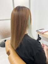 ケイカヘア(KEIKA Hair)&nbsp;ミントブルーのインナーカラー