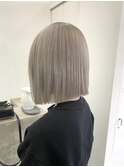 20代/ハイトーンカラー/シルバーベージュ/ケアブリーチ