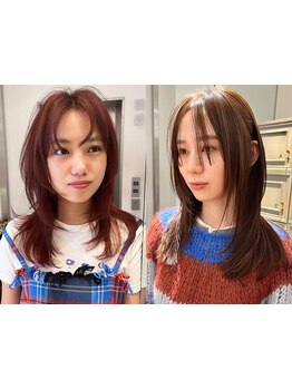 業界で話題のveticaカット♪レイヤーカット/ウルフカットとカラーやブリーチで《あなたらしい》顔周りに◎