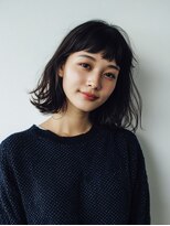 コトンアトリエ 人形町(COTON atelier)&nbsp;フレンチショートバングボブ＊ナチュラルブラック