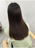 ブラウンボブ_チェリーブラウンフェミニンロング_kiki0069