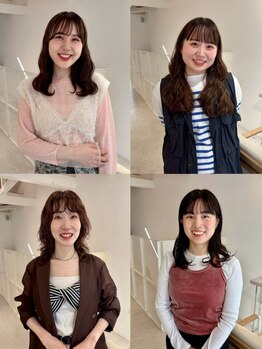 "柔らかな質感" "前髪事情" "横顔の魅力"　鏡を見る度に『可愛い』がつづく。