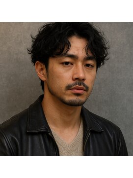 ☆大人男子のルードスパイラルパーマ