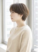 ショートレイヤー×マロンブラウン