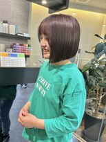 ケンジ 横浜(KENJE)&nbsp;暖色/ボブ/ミニボブ/ボルドー