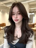 ノイズオオサカ 梅田店(NOISM OSAKA)&nbsp;レイヤーカットマッシュショートボブウルフカット韓国◎前髪あり