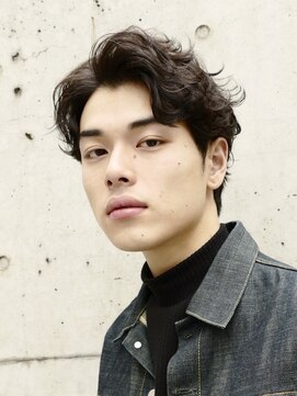 ベル 桑名(BHEL) 三重桑名ニュアンスパーマフェザーパーマ緩めセンターパートヘア