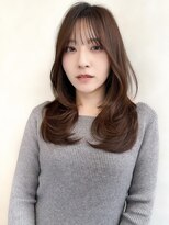 トゥルーズ 梅田店(TLUUS)&nbsp;【TLUUSミルクティーブロンドワンホンレイヤーダークブルー】