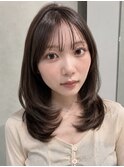 巻きすぎない大人レイヤースタイル