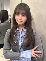 シー バイ ロンド 新宿(Sea by Lond)&nbsp;クラゲヘア×オリーブベージュ/ダークブルー/くびれレイヤー