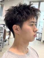 フィフス 大分(fifth)&nbsp;大分スパイキーパーマメンズカットスパイキーショート刈り上げ