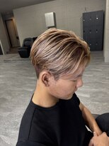 リベル(libel.)&nbsp;1. ホワイトベージュ/ブリーチ/メンズショート/グレージュ