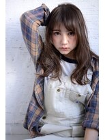 ミラバイグリーン(Mira by green)&nbsp;透け感"color"×ニュアンスwave Long 01