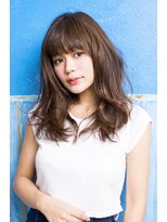 アレイズ(arayz) 【arayｚ船橋】グレージュ×マッシュフリンジバング