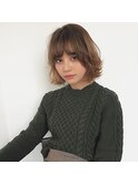 【robin】【代官山】透明感くせ毛風ショートボブ