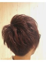 ククル ヘアー(cucule Hair) 京都・西院cuculehair　ワインレッドカラー