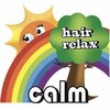 ヘアリラックスカーム(hair relax calm)のお店ロゴ