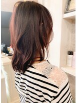 キャアリー(Caary)&nbsp;福山市髪質改善ストレートCaary人気ピンクブラウン/ピンクカラー